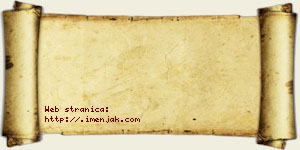 Hana Tasković vizit kartica